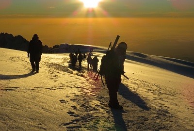 What kind of food is served on the Kilimanjaro trek?